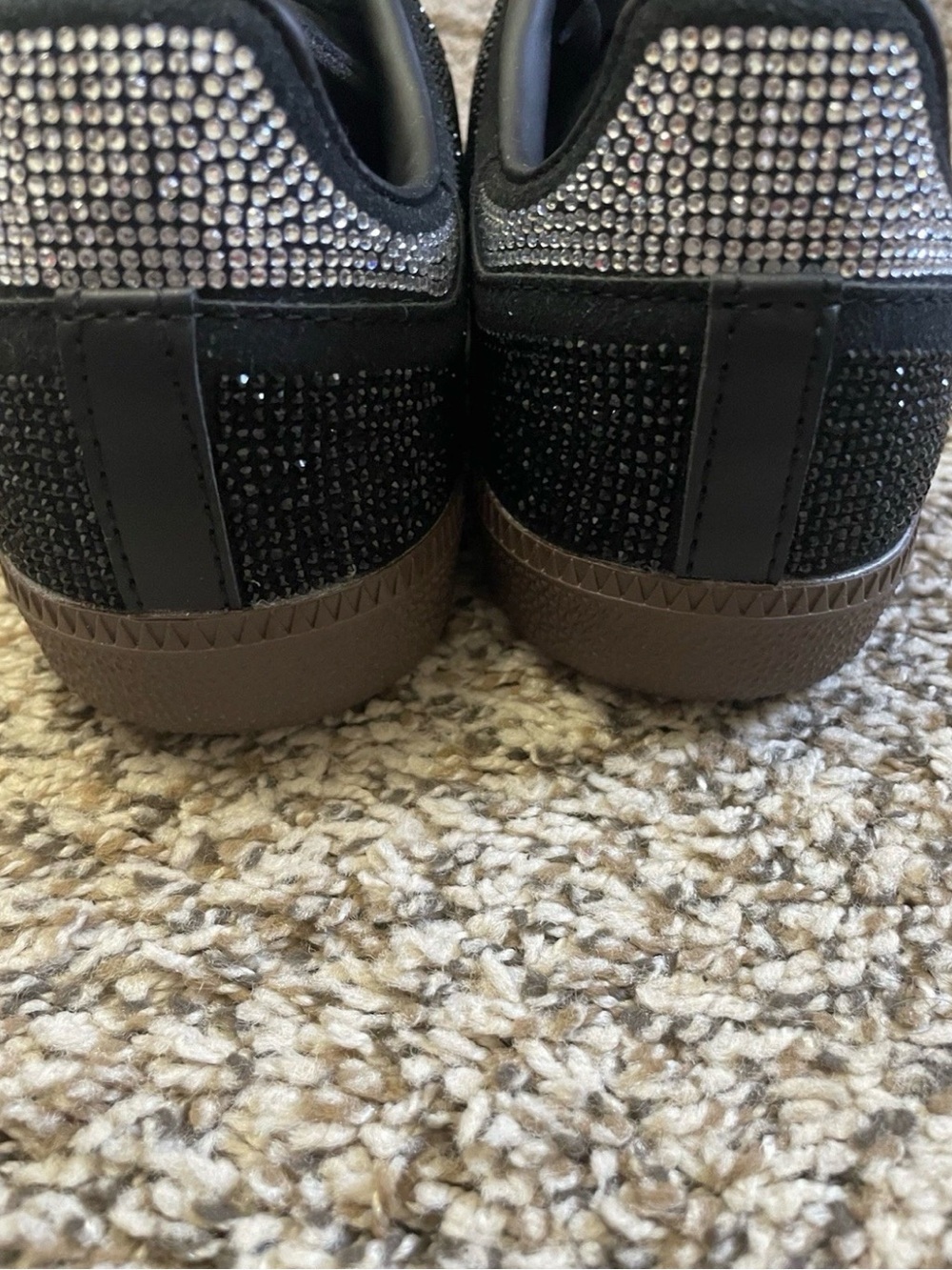 Adidas Samba OG Black Silver Rhinestones Sneakers 👟 - Picture 4 of 6